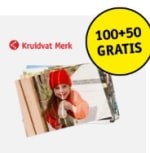 100+50 stuks gratis op Kruidvat Merk fotoafdrukken