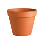 Maceta de cerámica marrón Ø 27 cm por solo 2€