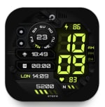 PRADO X115 Digital Watch Face voor Android gratis