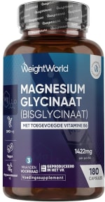 Magnesium Bisglycinaat (Glycinaat) 180 capsules voor €13,59 met Amazon prime