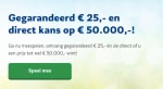 Gegarandeerd €25 bij de vriendenloterij