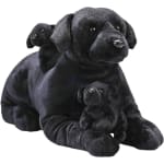Wild Republic 27479 Cuddlekins Jumbo Mom and Puppies Black Labrador, por 9.99€