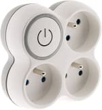Triplite 16A façade + interrupteur gris/blanc à 5,87€
