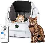 Arenero Gatos Autolimpiable Sin Olores e Higiénico, Capacidad Grande por 208€