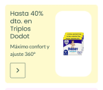 Hasta -40% en Triplos de Dodot.