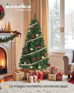 SONGMICS árbol Navidad 150cm PVC verde por 17,00€