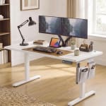 JOYFURNOS Elektrisch in hoogte verstelbaar bureau, 180 x 80 cm, voor €103,49