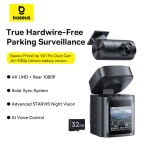 Baseus PrimeTrip VD1 Pro Dash Cam Lithium Battery 4K+1080p voor €79,99 bij Joybuy