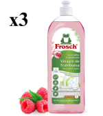 3 Botes de Frosch Lavavajillas Gel Frambuesa 750 ml por 5.2€