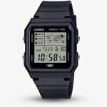 Casio Unisex Black Square Worldmap Digital Watch for £25.95 at The Jewel Hut