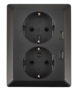 ION Industries - Contactdoos inbouw/opbouw - 2-voudig voor €14,69 bij Gamma