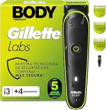 GilletteLabs i3 Body + Intimate Afeitadora Corporal Masculina con 3 Peines por 29.71€