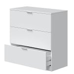 Cómoda 3 Cajones, 80x77x38 cm dormitorio por 49€