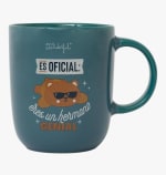 Mr Wonderful Taza "Es oficial eres un hermano genial" por 6.95€.