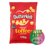 Butterkist Toffee Popcorn 170G for £1.65 (Clubcard Price)