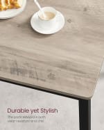 VASAGLE Dining Table Set with 2 Benches £63.73 Deal