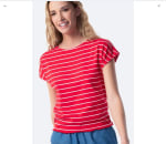 Camiseta de rayas manga corta de mujer TEX por 5.99€.
