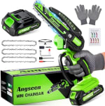 Mini Motosierra Bateria, 850W 6 Pulgadas con 3 Cadenas y 1 Batería por 34.21€