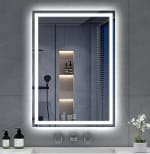 Espejo luz LED touch pared (3 luces) por $216 en Mercado Libre