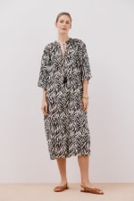 Caftán largo estampado para Mujer por 14.99€