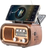 Radio JIEHUA Bluetooth Oro Antiguo por $388 | Oferta Amazon