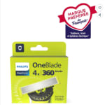 Lot de 4 lames de rechange - PHILIPS - QP440/50 - Oneblade 360 à 33,99€