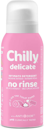 2 unidades Chilly Espuma de higiene íntima sin aclarado Delicado por 5.60€