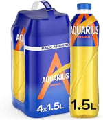 4 botellas AQUARIUS Naranja, Bebida Hidratante 1.5L por 5.24€