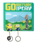 Colgador de llaves para pared con 2 llaveros imantados Gru Minions por 13€