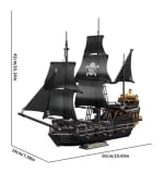 Bloques de Construcción Barco Pirata Esqueleto (1424 piezas) por 23,33€