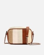 Bolso bandolera pequeño efecto rafia ed. por 10€