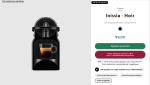 Machine à Café Nespresso Inissia Delonghi Original Noir à 99€