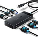 Lemorele Docking Station USB C-hub voor €22,99 bij Amazon