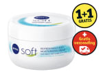 NIVEA Soft Refreshingly Soft Moisturising Cream 500 gram1 +1 gratisb