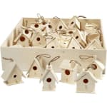 Prijsfout: 60 houten vogelhuisjes
