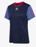 Camiseta de balonmano Mujer - Hummel azul / rosa por 8.99€