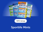 50% cashback op een Sportlife Mints 2-pack via Tikkie
