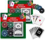 Mini Set de Póker Pack 2 Unidades - 2 Barajas + 48 Fichas Total por 5.60€