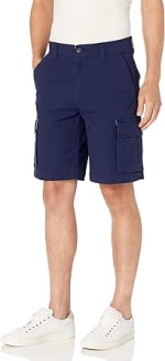 Amazon Essentials Men's 10" (25cm) Lightweight Ripstop Stretch Cargo Shorts - Navy -