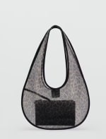 Bolso mano semitransparent animal print por 13.99€