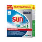 2+1 gratis op Sun Professional Vaatwastabletten All in 1 Pro Formula 102 stuks