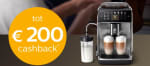 Tot €200 cashback op SAECO espresso machines