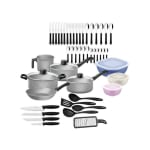 Batería Cocina Tramontina 47 Piezas Coimbra Gris por $1,099 | Walmart