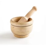 Mortero de madera con maza QUID Grettel por 5,99€