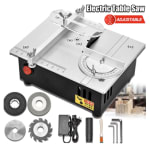 Sierra de mesa eléctrica con elevación de precisión + accesorios por 23.58€