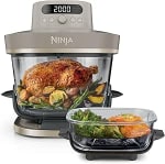 Ninja CRISPi PRO XL, Freidora de Aire con 2 Recipientes por 199€