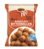 1+1 gratis op Mora Mini's Rundvlees Bitterballen bij Hoogvliet