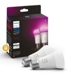 Pack de 2 ampoules connectées Philips Hue White et Color Ambiance à 109,99€