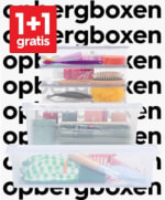 1+1 gratis op opbergboxen bij HEMA