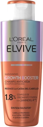 3 botes L'Oréal Paris Elvive Growth Booster Champú Anticaída 200ml por 8.47€